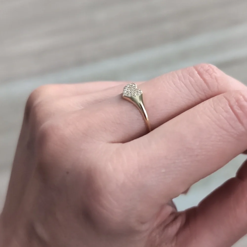 NWT Gorjana Gold Heart Ring - Picture 15 of 16